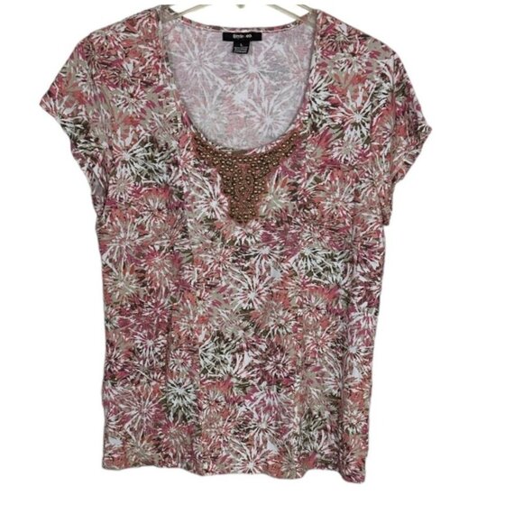 Style & Co Women's Blouse Color Print  Size Large Sku 2370 - Picture 11 of 12